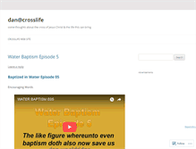 Tablet Screenshot of crosslife.wordpress.com