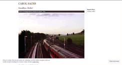 Desktop Screenshot of carolsachs.wordpress.com
