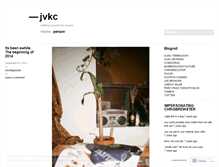 Tablet Screenshot of jvkc.wordpress.com