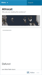 Mobile Screenshot of afrocat.wordpress.com