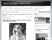 Tablet Screenshot of detenganlavacuna.wordpress.com