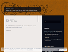 Tablet Screenshot of fitbitstats.wordpress.com
