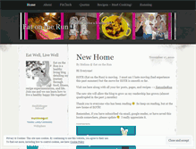 Tablet Screenshot of eatontherun.wordpress.com