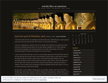 Tablet Screenshot of nobodylikesanamerican.wordpress.com