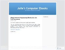Tablet Screenshot of joliesimonds.wordpress.com