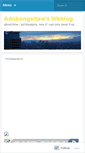 Mobile Screenshot of adobongsitaw.wordpress.com