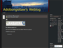 Tablet Screenshot of adobongsitaw.wordpress.com