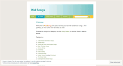 Desktop Screenshot of kidsongs.wordpress.com