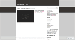 Desktop Screenshot of blurdesigns.wordpress.com