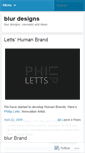Mobile Screenshot of blurdesigns.wordpress.com