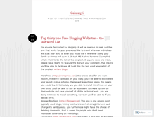 Tablet Screenshot of cakraqyi.wordpress.com