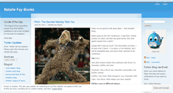Desktop Screenshot of nataliefaybooks.wordpress.com