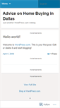 Mobile Screenshot of dallashomesearch.wordpress.com