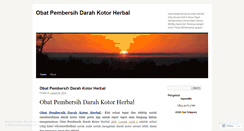 Desktop Screenshot of obatpembersihdarahkotorherbal0.wordpress.com