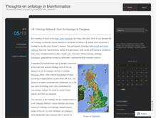 Tablet Screenshot of bioontologies.wordpress.com