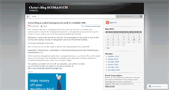 Desktop Screenshot of ckrim.wordpress.com