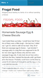 Mobile Screenshot of frugalfood.wordpress.com