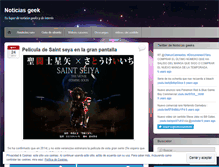 Tablet Screenshot of noticiasgeeks.wordpress.com