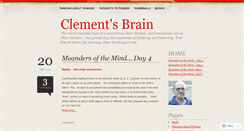 Desktop Screenshot of clementgraham.wordpress.com