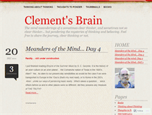 Tablet Screenshot of clementgraham.wordpress.com