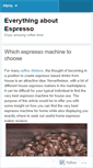 Mobile Screenshot of espresso376.wordpress.com