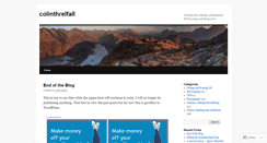 Desktop Screenshot of colinthrelfall.wordpress.com