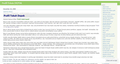 Desktop Screenshot of profiltokohdepok.wordpress.com