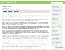 Tablet Screenshot of profiltokohdepok.wordpress.com