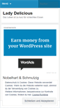 Mobile Screenshot of ladydelicious.wordpress.com