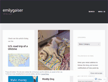 Tablet Screenshot of emilygaiser.wordpress.com