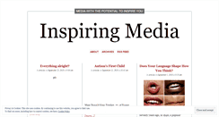 Desktop Screenshot of inspiringmedia.wordpress.com