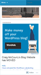 Mobile Screenshot of craigmccourry.wordpress.com