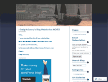 Tablet Screenshot of craigmccourry.wordpress.com