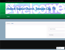 Tablet Screenshot of antiochjohnsoncity.wordpress.com