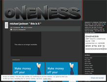 Tablet Screenshot of onenessblog.wordpress.com