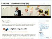 Tablet Screenshot of alicectphoto.wordpress.com