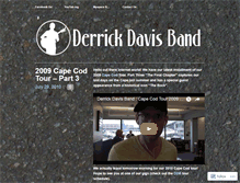 Tablet Screenshot of derrickdavisband.wordpress.com