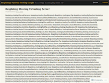 Tablet Screenshot of besphosting.wordpress.com