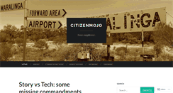 Desktop Screenshot of citizenmojo.wordpress.com