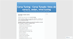 Desktop Screenshot of corsatuning.wordpress.com