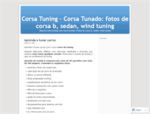 Tablet Screenshot of corsatuning.wordpress.com