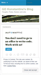 Mobile Screenshot of gdkonstantine.wordpress.com