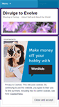 Mobile Screenshot of divulgetoevolve.wordpress.com