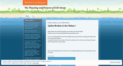 Desktop Screenshot of mapoflifequest.wordpress.com