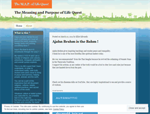 Tablet Screenshot of mapoflifequest.wordpress.com