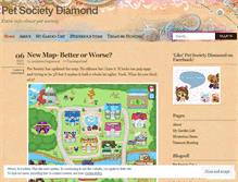 Tablet Screenshot of petsocietydiamond.wordpress.com