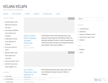 Tablet Screenshot of kelanakelapa.wordpress.com