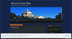 Desktop Screenshot of ndandhuskers.wordpress.com