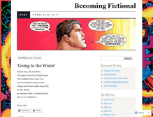 Tablet Screenshot of becomingfictional.wordpress.com