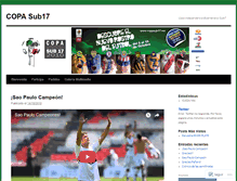 Tablet Screenshot of copasub17.wordpress.com